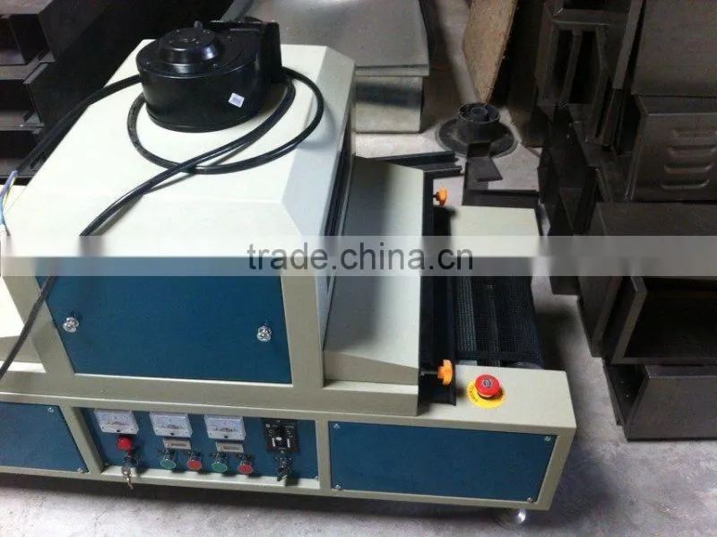 Desktop mini UV curing machine with conveyor for drying width 200mm TM-200UVF
