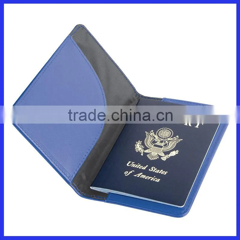 Wholesale PU leather Travel card Passport wallet