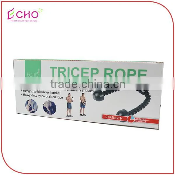 Gym Fitness Tricep Rope for Strength Training Pushdown Exercise