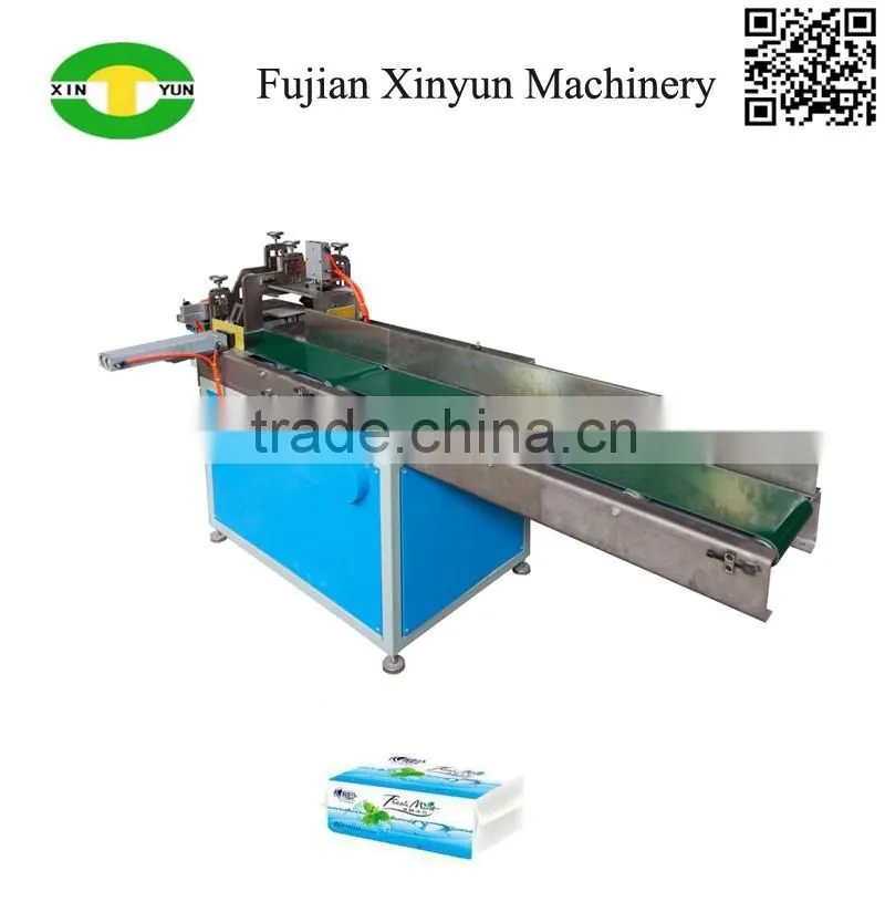 Facial & napkin paper plastic bag sealing packing machine