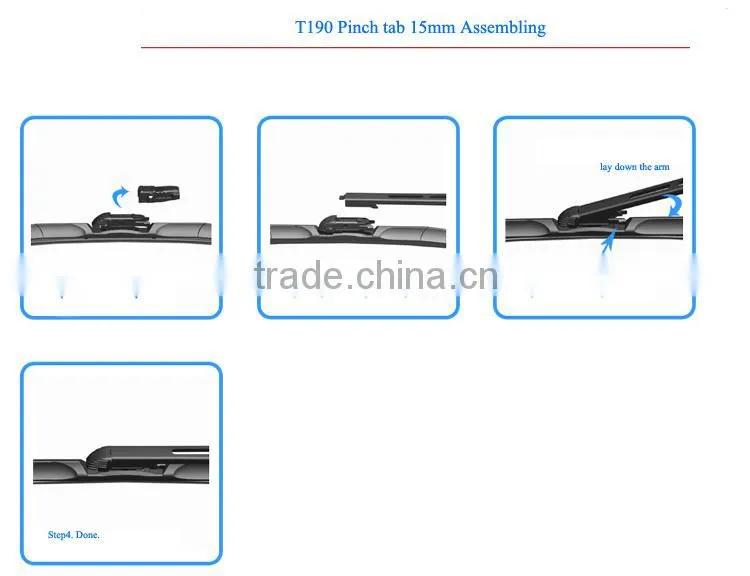 CARALL T190 Wiper Blade with Package