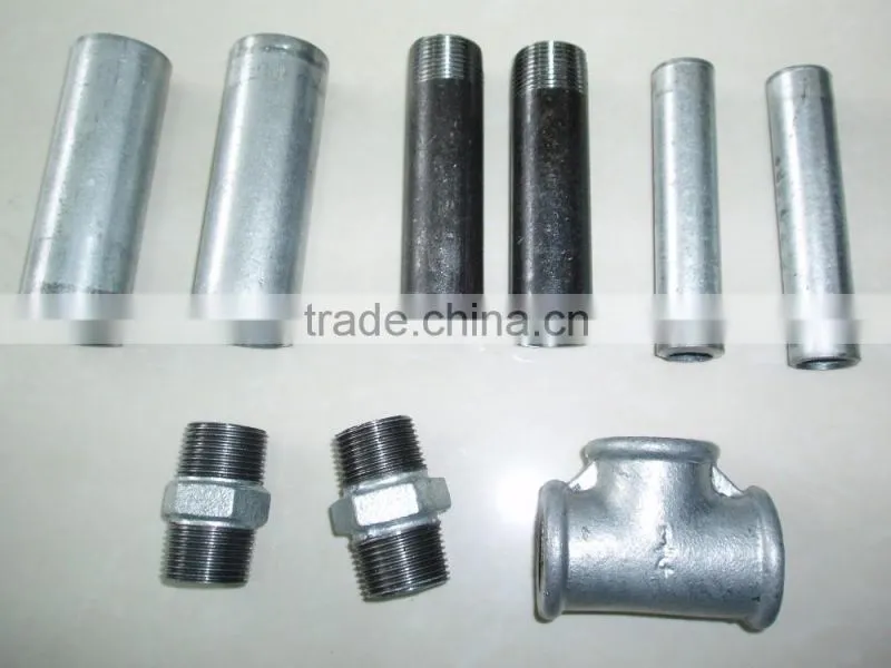 stainless steel both end female thread nipple