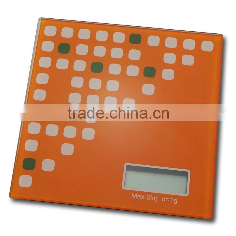 Food scale customzied color printing manufacturer removable LCD fruit vegetable food scale weighing kitchen scale