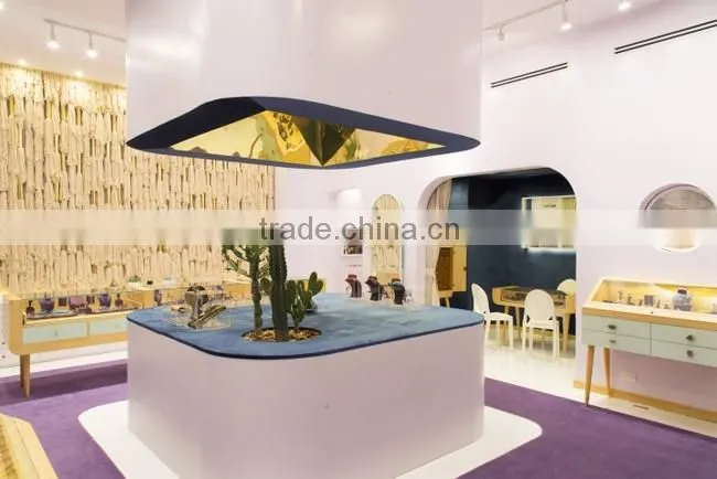 Customized new design fashion modern retail jewellery store furniture