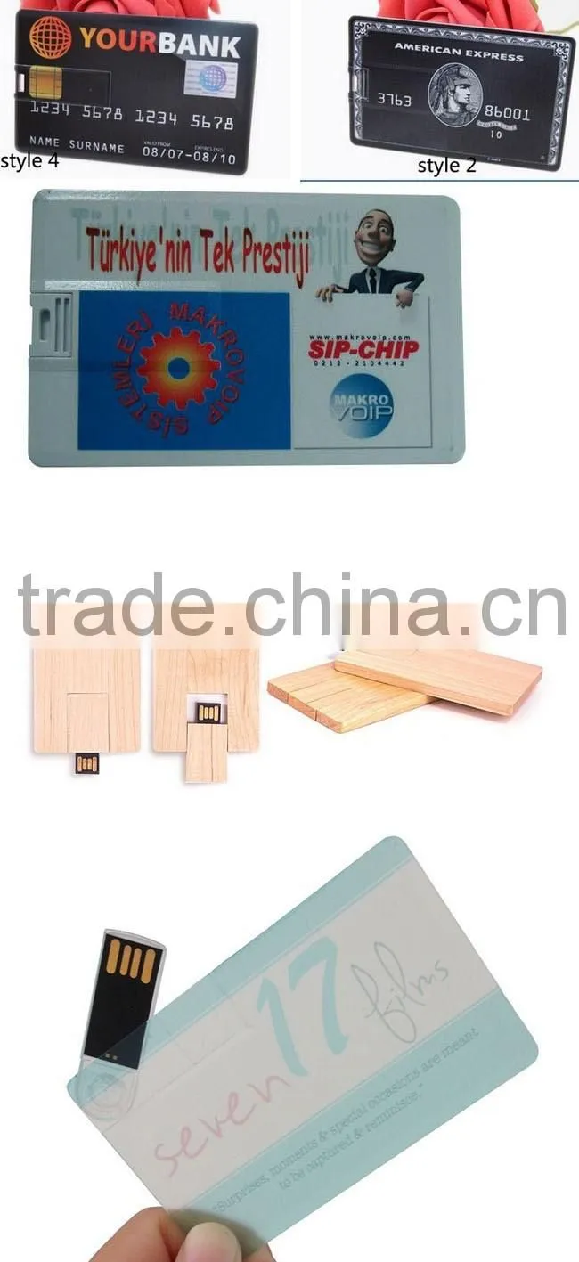 customized logo business card usb flash drive for best electronic free gifts