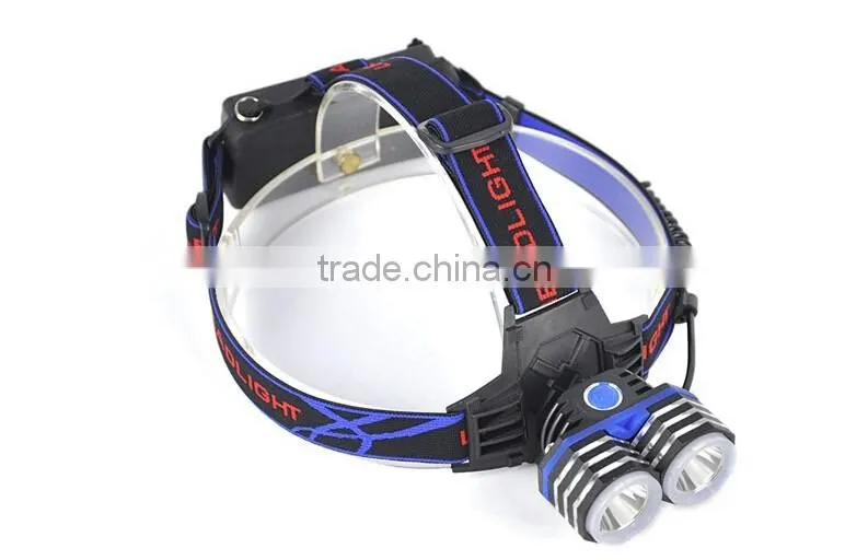 IP65 IP Rating and LED Light Source rechargeable led headlamp