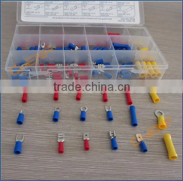 China Manufacture 22-16AWG Crimping Connector Assorted Insulated Spade Terminal SV Series