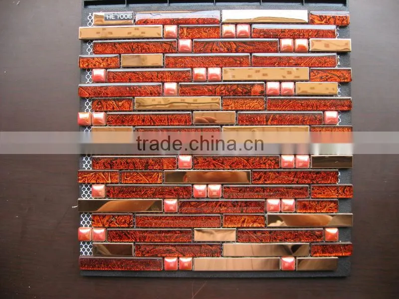 colorful mosaic tile mixed color glass mosaic tile for sale
