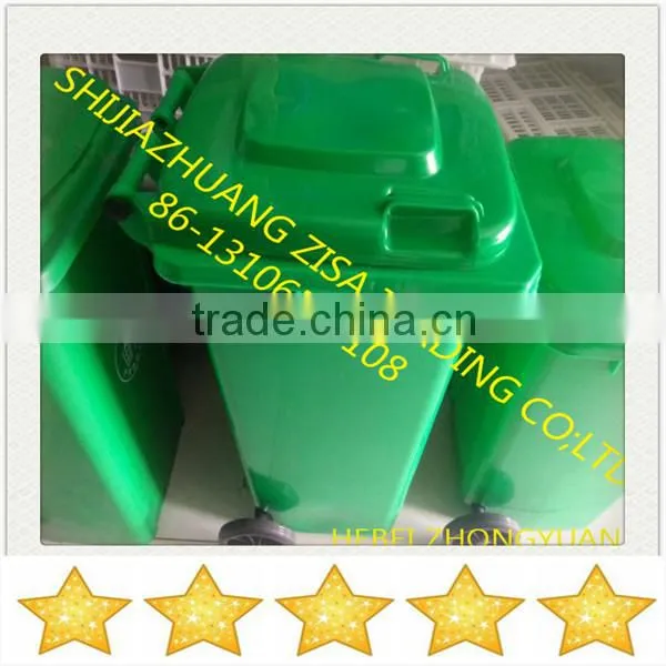 HDPE Hot outdoor plastic dustbin from 5L to 1100L with wheels