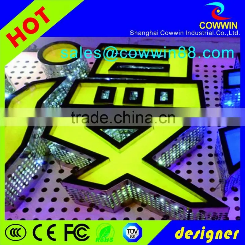High Quality Outside led lighted sign , lighted sign letters