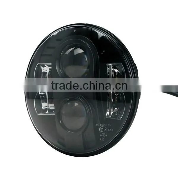 Round led auto headlight 7 " jeep wrangler headlight