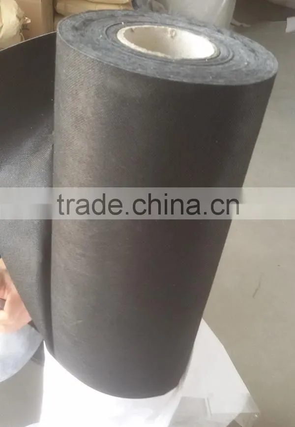 Black Polythene Waterproof Membrane laminated with Polypropylene non-woven