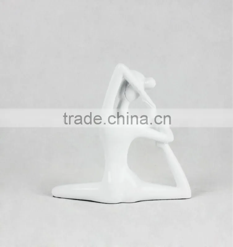 Resin Yoga Figurines, Yoga sculpture, indoor Yoga statue for sale