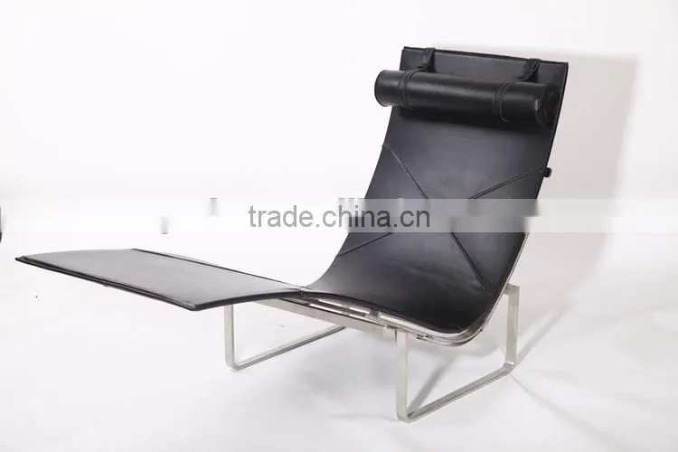 French style luxury unique indoor chaise lounge chair pk24 wholesale