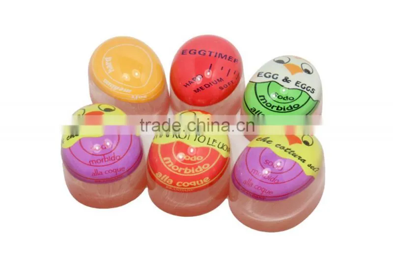 Egg shape egg timer for funny cooking