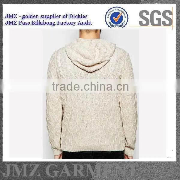 Fashion Men sweaters with cap can provide OEM