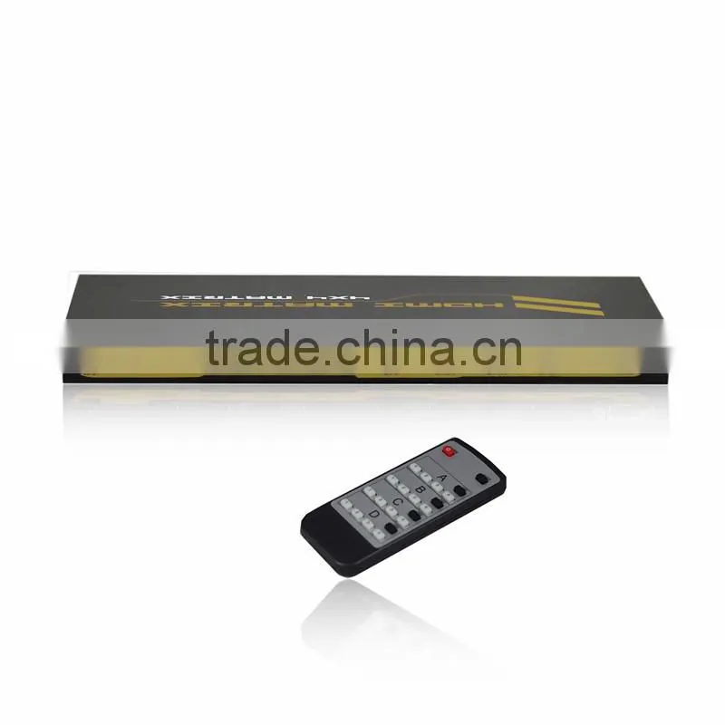 Matrice HDMI 4x4 Support 3D With Compatibling 1.3b 4 to 4 Out HDMI Matrix 1080P