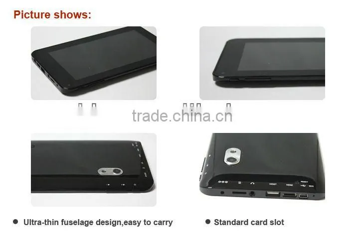 2014 New Tablet! 7"Dual Core Infrared Multi Touch Screen Overlay Tablet Pc