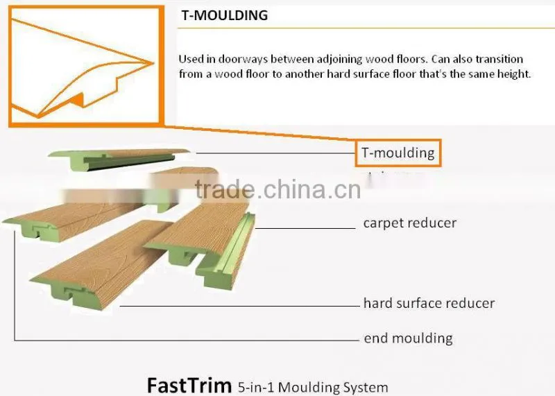 wood moulding(T)-wood t moulding TWWA-12