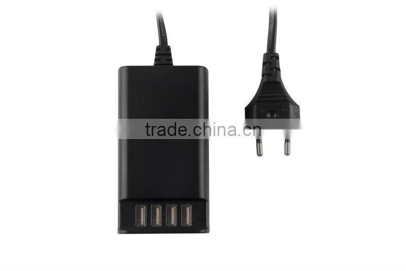 multifunction fast certificates 4 ports portable travel wall usb charger