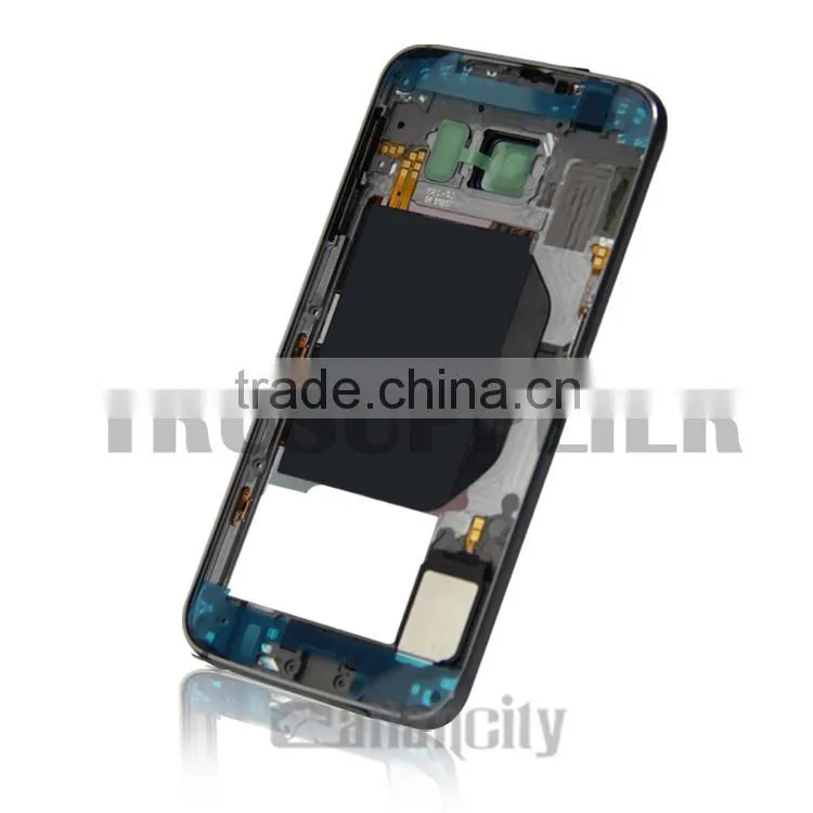 New for Samsung S6 gold middle plate for Samsung galaxy s6 for samsung galaxy s6 gold bezel front housing