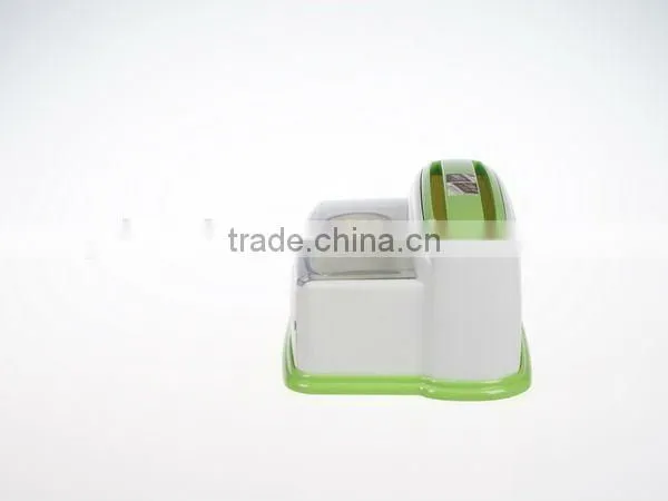 A060 useful kitchen plastic kinfe and spice rack (2 box) set