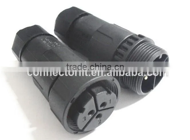 35A LLT 3 poles M29 solderless screw terminal waterproof connector power connector