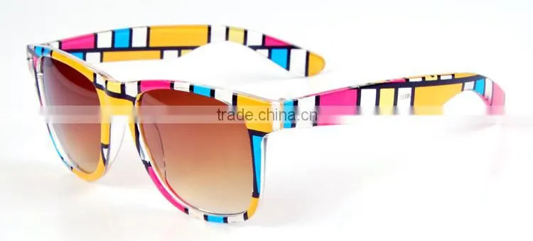 sun glasses UV400 for Flower custom color print eyewear