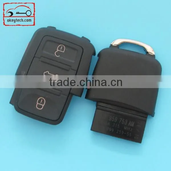 High Quatity Car Key romote control key for vw 4 button 315 mhz remote key 1JO 959 753 AM vw remote control key