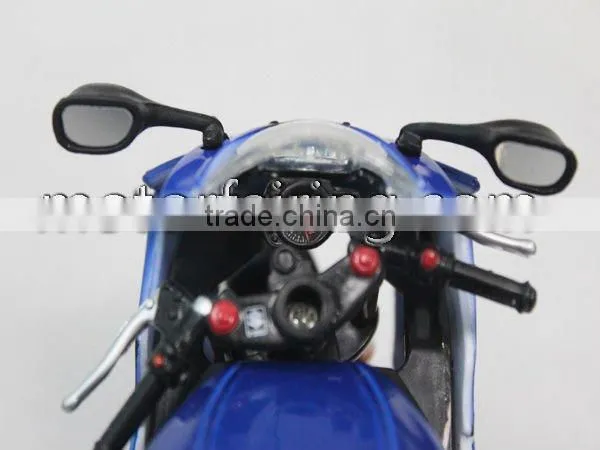 Plastic blue model motorcycle/home decoration gifts and crafts