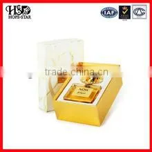 2016 customized special shape open well design perfume box