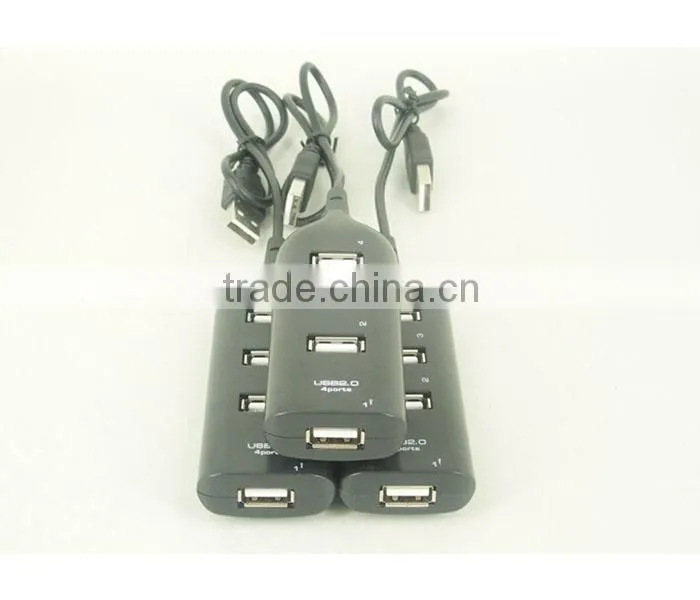 New High Speed 4-Port Splitter USB 2.0 Hub powered Adapter For PC Laptop Notebook