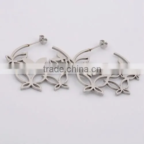 Stainless Steel Skull Cuff Earrings(BE10603)