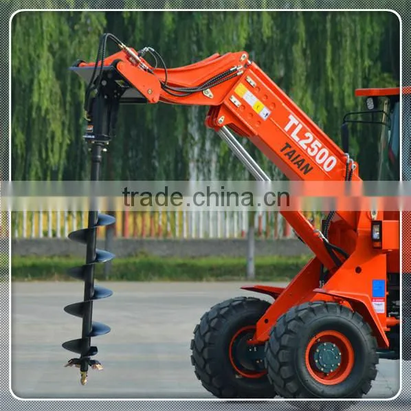 80HP chinese wheel loader TL2500 tractor front end wheel loader for multi use