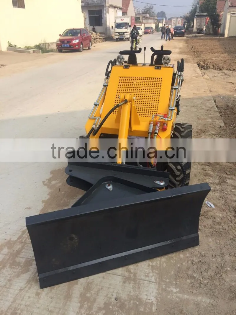 multifunction mini skid steer dozer blade/WHEEL LOADER mini skid steer loader with dozer blade/skid steer loader with dozer blad