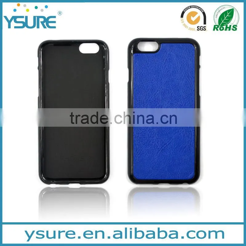 for iphone 6 back cover case , high quality TPU+PU leather case for iphone 6
