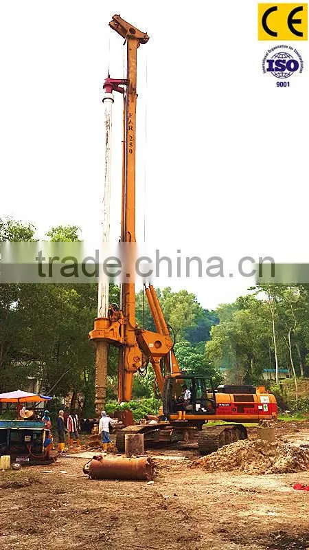 FAE Customized small rotary drilling rig FAR120! Pile driver! Drilling round pile!