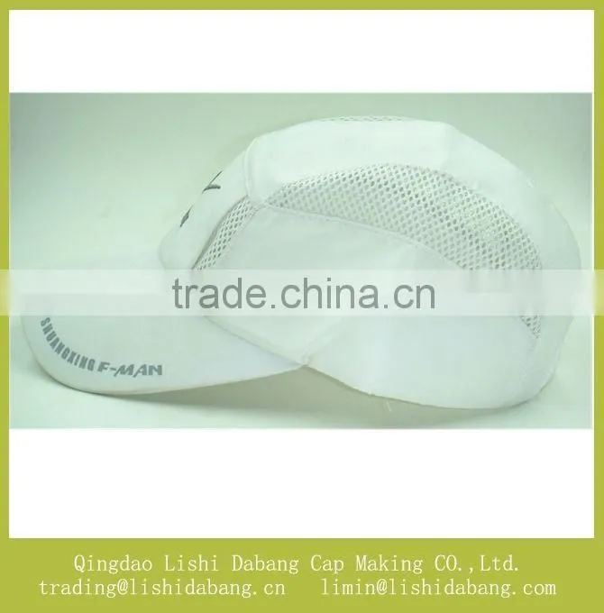 Hight quality wholesale sports caps, Embroidery sports mesh Hats white
