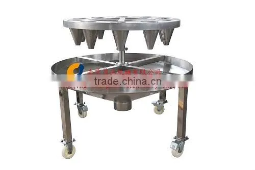 chicken slaughter machine/small capacity blood letting table