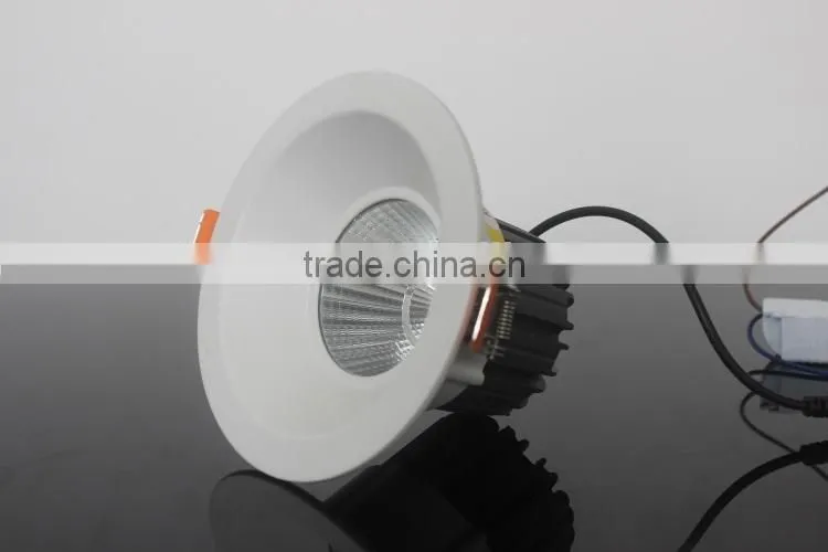 Indoor Light CE RoHS Approved Aluminum LED Downlight Housing 10W 4 Inch COB LED Downlight