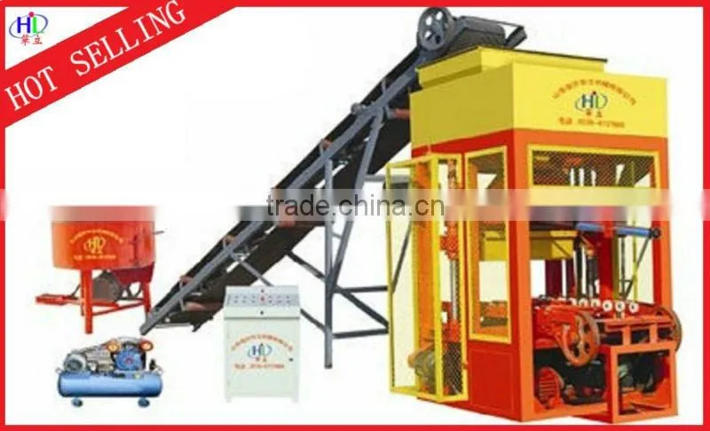 Hot selling cheap 4-25 cement block machine for small business