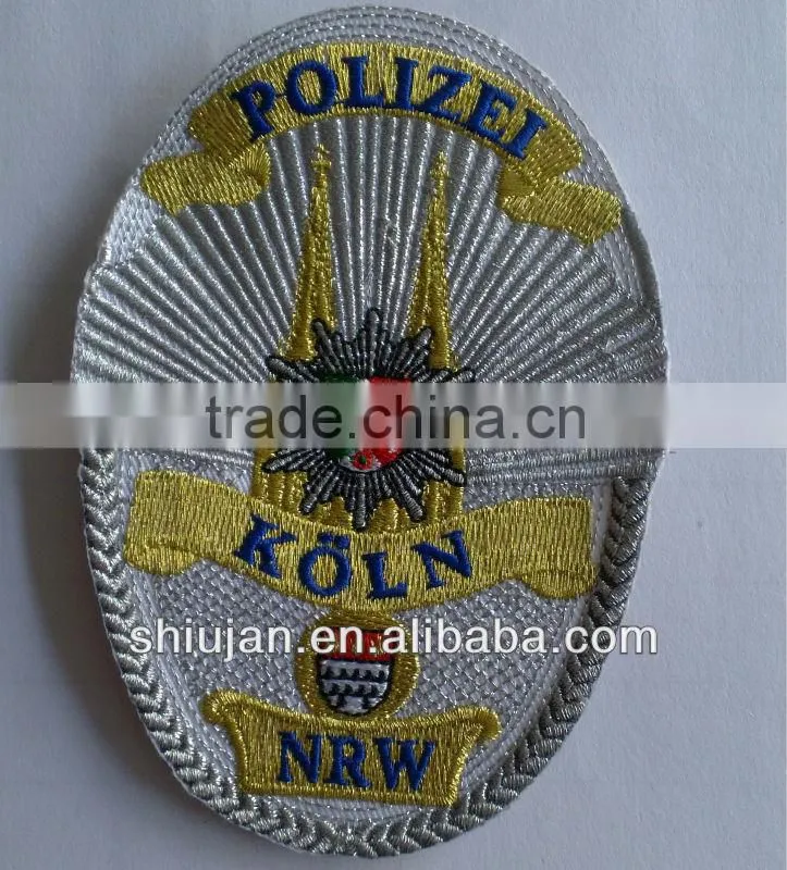 metallic thread embroidery epaulettes