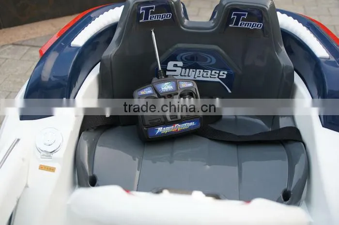 2016 Hot sell electric car for kids ride on car with the parent remote control ride on car