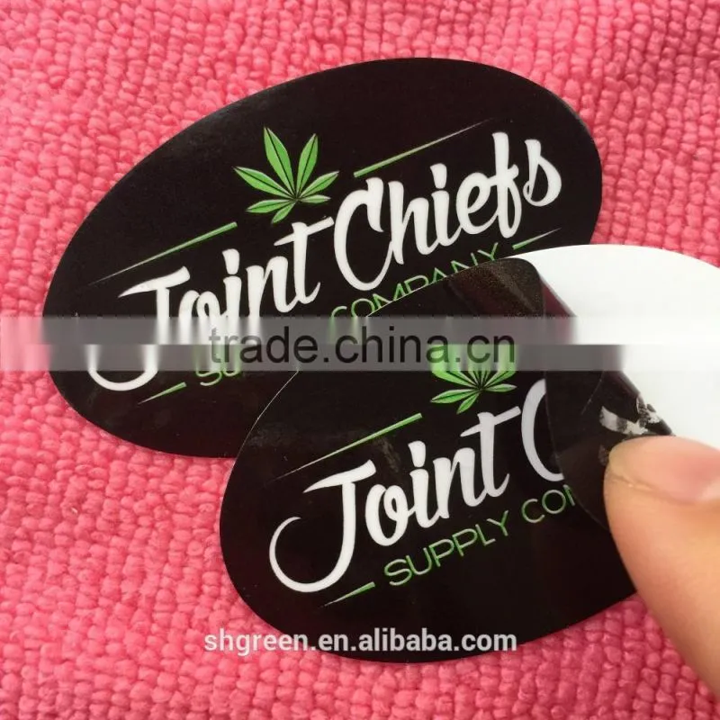 Innoxious PP/PE plastic sticker for gift