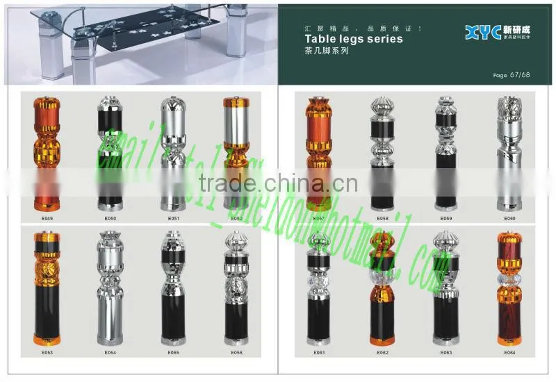 high quality simple tempered glass tv stand made in Foshan