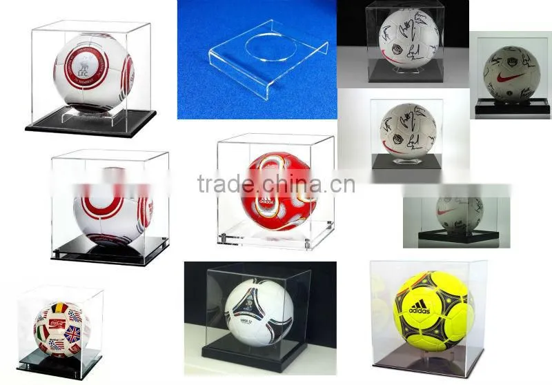acrylic display box acrylic display case acrylic display stand for football