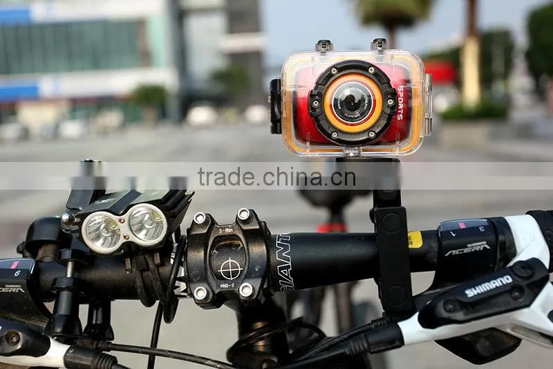 Outdoor waterproof full hd 1080p mini sport camera dvr