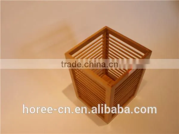top quality 100% bamboo umbrella flower laundry storage basket for home decoration