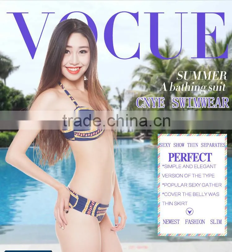CNYE Hot Sale High Quality womens swimwear bikini fashion beautiful swimwear