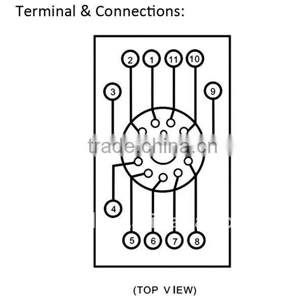 10A plug-in relay socket/omron relay socket/electriccal relay socket PF113A